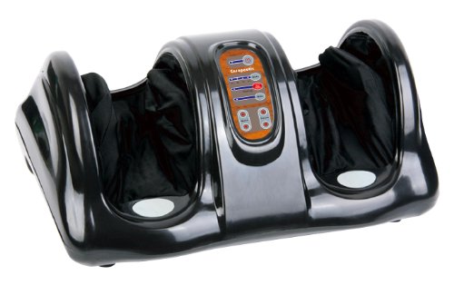 Carepeutic KH386B Hand Touch Kneading Rolling Shiatsu Foot Massager with Heated Therapy, Black Back Massager With Heat