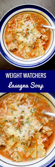 Lasagna Soup Weight Watchers - Recipe Diaries