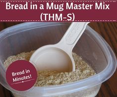 I have absolutely loved my Chocolate and Vanilla Cake Master Mixes, so I decided to try my hand at making a master mix for the Bread in a Mug! Since this is a recipe in the Trim Healthy Mama book, I can???t list the recipe. But I can tell you what to do to make [???]