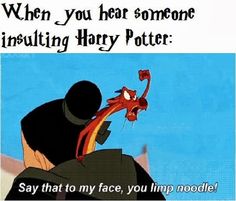 Harry Potter memes: Ah, I Love Mulan Memes. I Also Love Harry Potter, ...