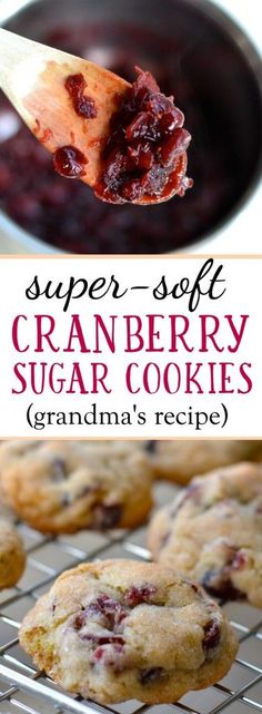 My Grandma&#39;s Cranberry Cookies