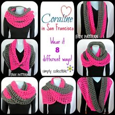 #Crochet cowl wrap free pattern from @SCCelinaLane