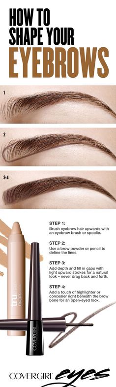 Filling in your eyebrows doesn't have to be a lengthy process. Keep it simple by using a brow powder or pencil to define a bottom line, and then smudge upwards and blend. Get the tutorial at Covergirl. <a href="http://prima.co.uk" rel="nofollow" target="_blank">prima.co.uk</a>
