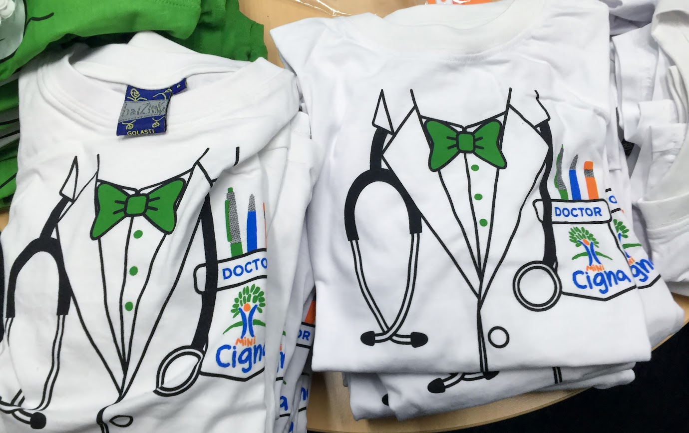 camisetas médico talleres niños cigna 2015