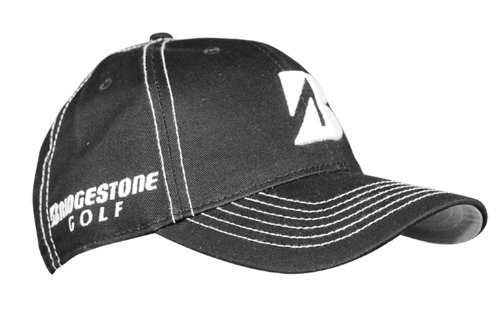 Bridgestone Golf Tour Contrast Stitch Caps (Black) Bridgestone Golf