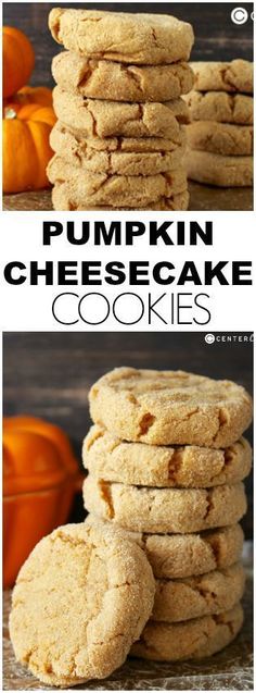 These PUMPKIN CHEESECAKE COOKIES are quick to make and will please any pumpkin lover. A soft creamy center with a graham cracker coating- these are the perfect treat!