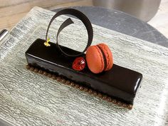 Chocolate Bar.........by Pastry Chef Antonio Bachour (St. Regis Bal Harbour). Dessert plate by Glass Studio