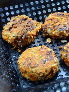 Amazing Spicy Chickpea Veggie Burgers - They actually hold together and the flavour is unreal!! Vegan and Gluten-Free