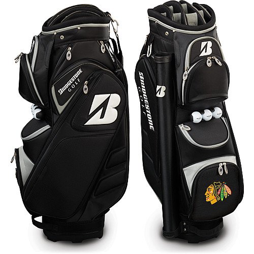 Bridgestone Chicago Blackhawks Golf Cart Bag Bridgestone Golf
