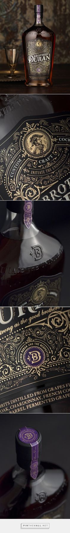 Brother Duran spirits packaging designed by CF NAPA Brand Design??? - <a href="http://www.packagingoftheworld.com/2015/11/brother-duran.html" rel="nofollow" target="_blank">www.packagingofth...</a>