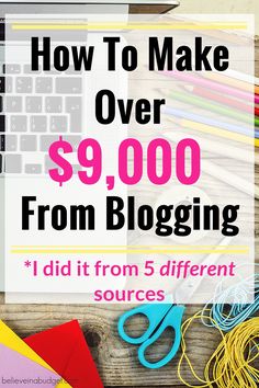 Last month I made more than $9,000 from blogging. I am sharing how I did this in my online income report. I am not an expert and have only been blogging for 1.5 years. If you want to make money and earn extra income, blogging is a great way to do this. The first time I made money from blogging, I made around $60. A little over a year later, I made almost $10,000 from blogging. I used 5 different ways to make money for my blog to diversify. If you want to make money, here&#39;s exactly how I did ...