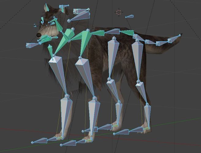Wolf With Animations Download Free 3d Model By 3dhaupt