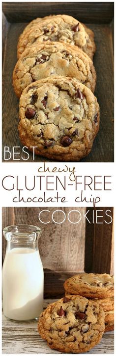 Best Chewy Gluten-Free Chocolate Chip Cookies Recipe- Amazing cookies with chewy???