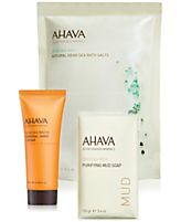 Receive a free 3-piece bonus gift with your $50 AHAVA purchase