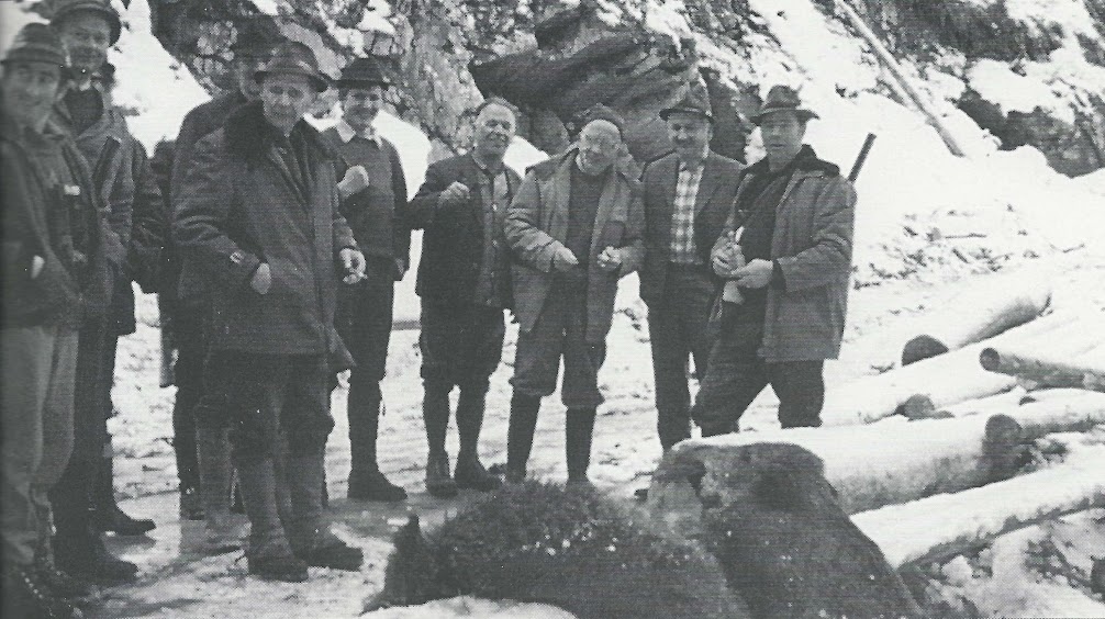 Miha Marinko na skupnem lovu