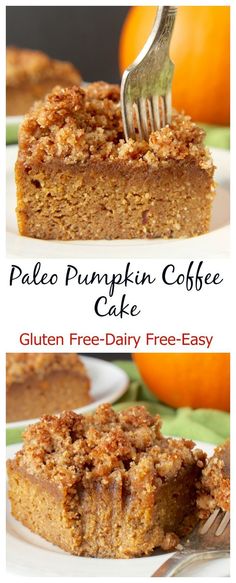 Paleo Pumpkin Coffee Cake