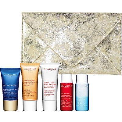 Receive a free 6-piece bonus gift with your $65 Clarins purchase