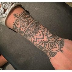 mandala wristband tattoos - Google Search