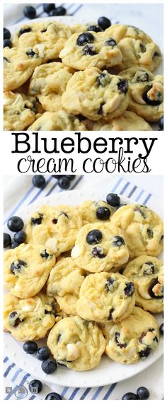 Blueberry Cream Cookies - why haven&#39;t I put fresh blueberries in cookies sooner?! These are incredible! Butter With A Side of Bread